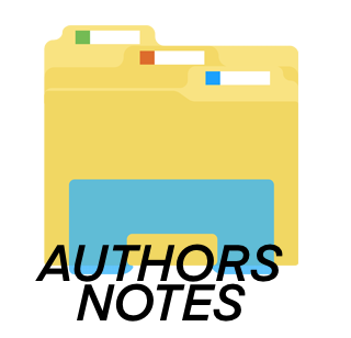 authors notes